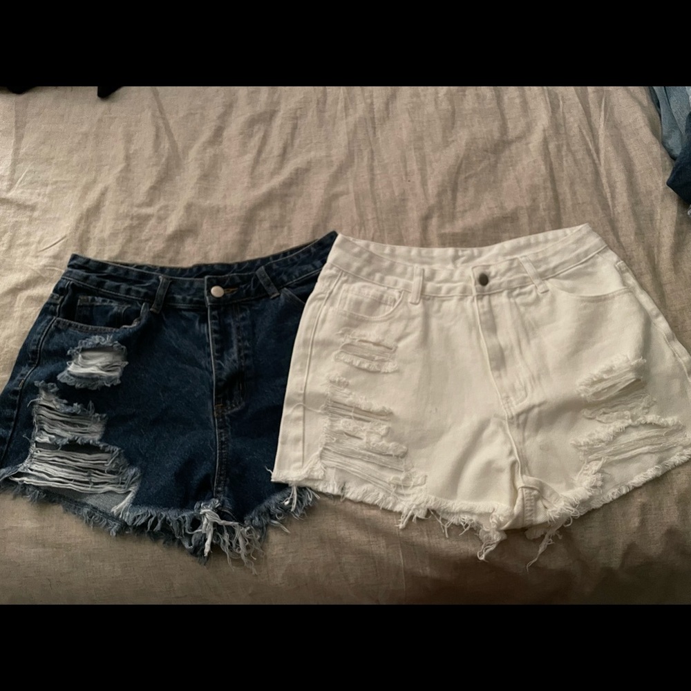 Denim shorts